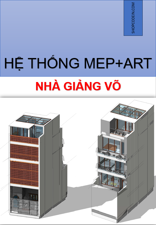 Hệ thống MEP+ Kiến trúc - Giảng võ House - Tư vấn Nhật