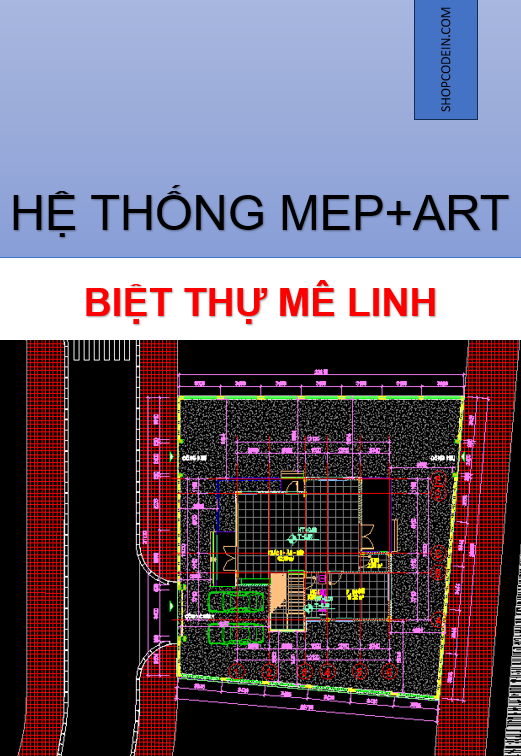 Hệ thống MEP+ Kiến trúc - Biệt thự Mê Linh TKCS