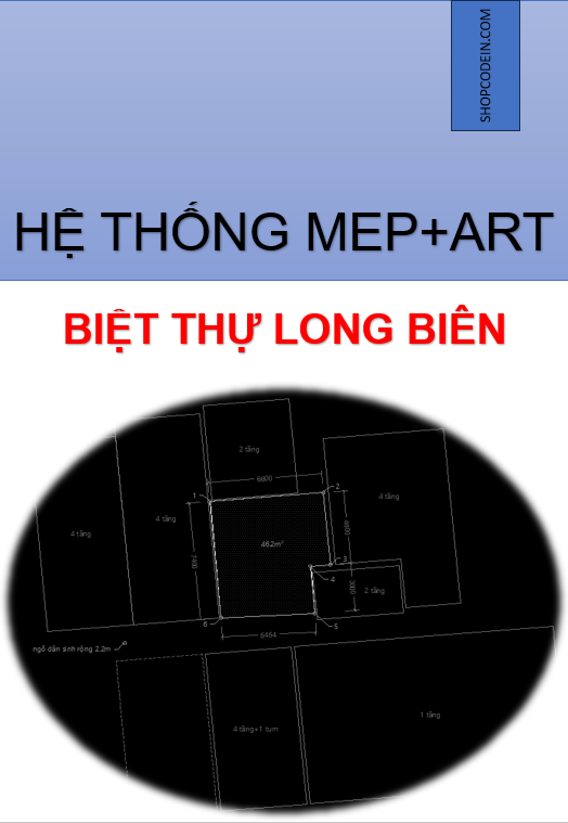 Hệ thống MEP+ Kiến trúc - Biệt thự Long Biên