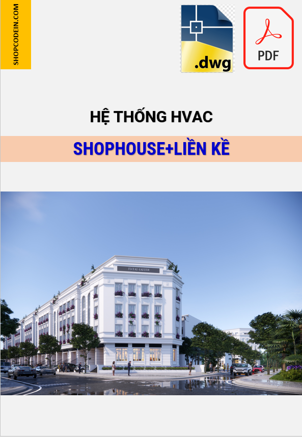 Điều hoà thông gió Shophouse ở Hà nội