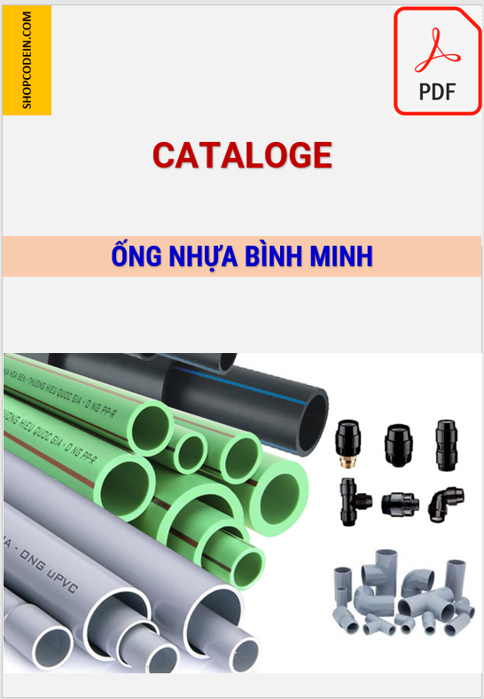 Cataloge ống nhựa Bình Minh