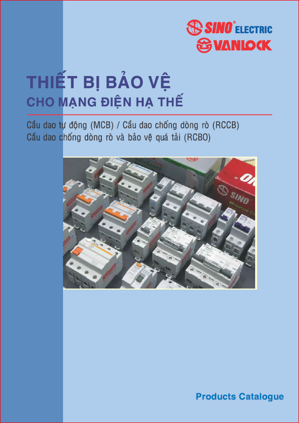 Catalogue Tủ điện và Thiết bị đóng cắt Sino