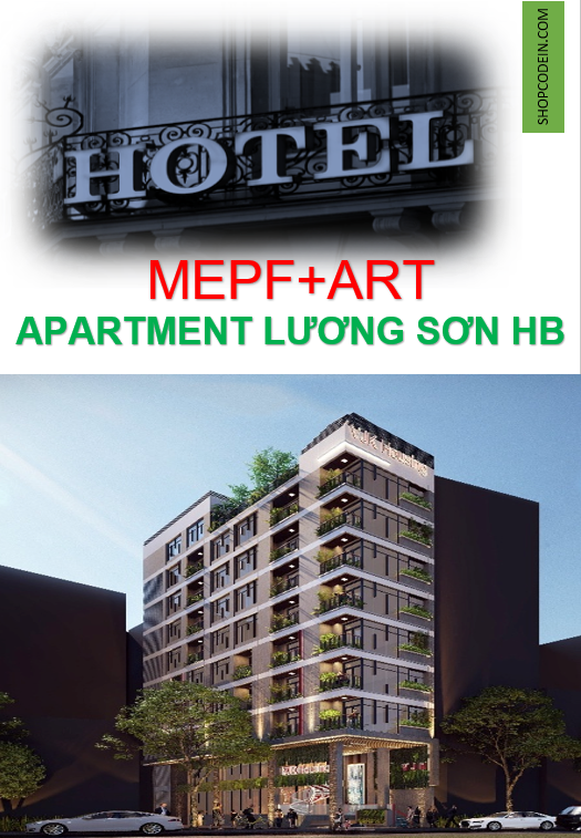 Hệ thống MEP+ Kiến trúc- Apartment Lương Sơn -Hoà Bình