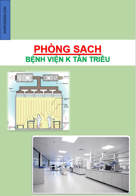 Điều hòa phòng sạch | Bệnh viện K Tân Triều | Full bản vẽ + tính toán thiết kế