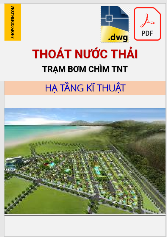 Trạm bơm Thoát nước thải hạ tầng