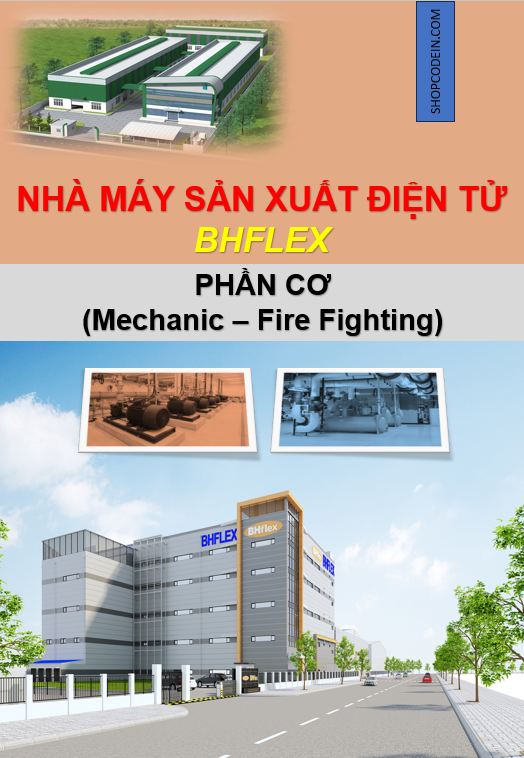 Nhà máy sản xuất điện tử | BHFLEX| Phần cơ (Cấp thoát nước+ Điều hòa+ Khí nén+ PCCC)