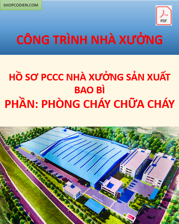 Hồ sơ PCCC nhà xưởng bao bì (PDF)