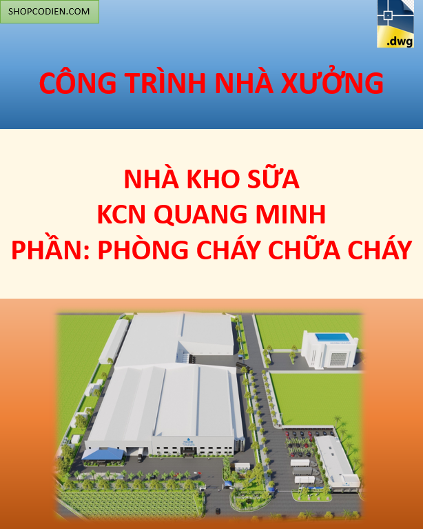 Hồ sơ PCCC nhà Kho sữa Mê Linh-CAD