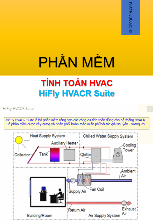 Phần mềm tính toán HVACR | Nguyễn Trường Phi - 2007