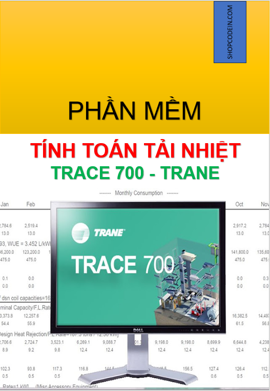 Phần mềm tính toán tải lạnh Trace 700 - Trane