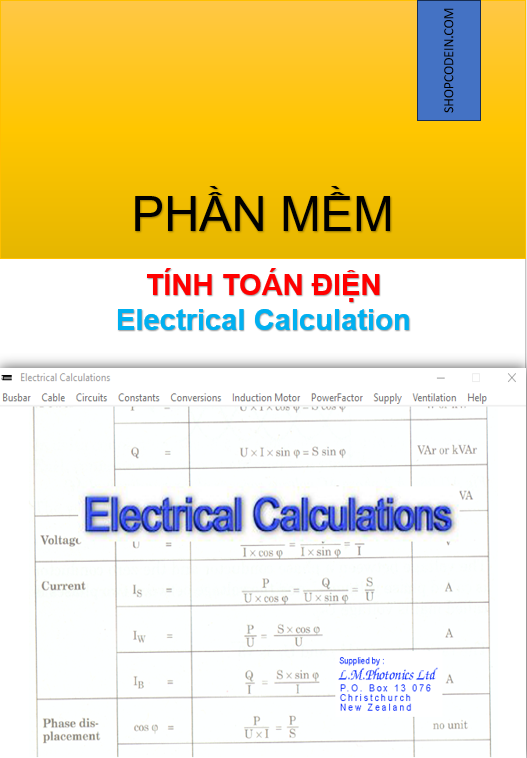 Phần mềm tính toán điện | Electrical Calculation