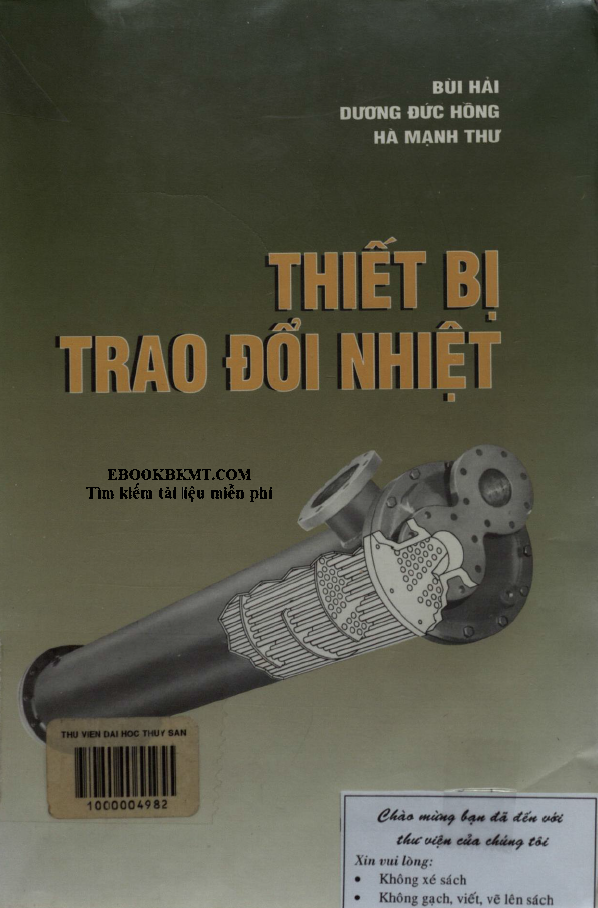 Thiết bị trao đổi nhiệt | TS Bùi Hải