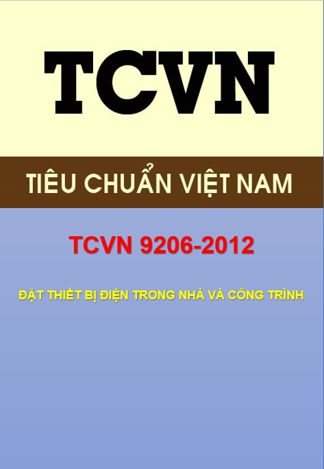 TCVN 9206-2012: Đặt thiết bị điện trong nhà và công trình công cộng