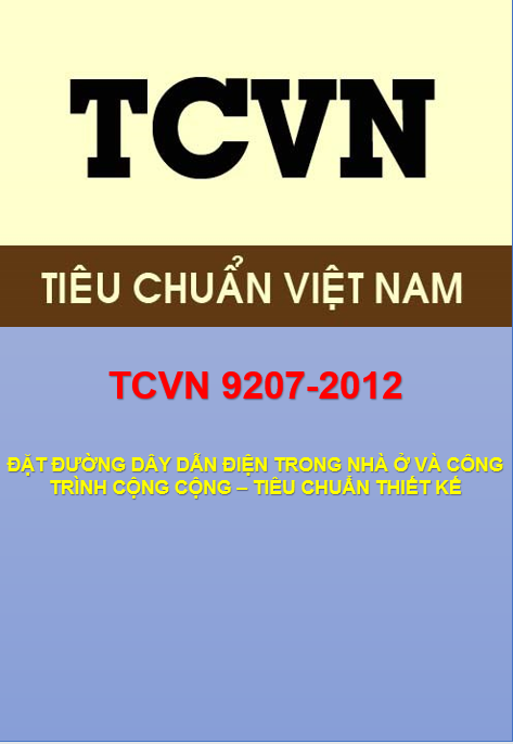 TCVN 9207-2012: Đặt đường dẫn điện trong nhà ở và công trình công cộng