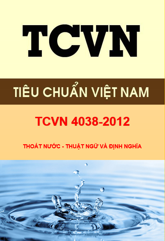 TCVN 4038:2012 | Thoát nước- Thuật ngữ và định nghĩa