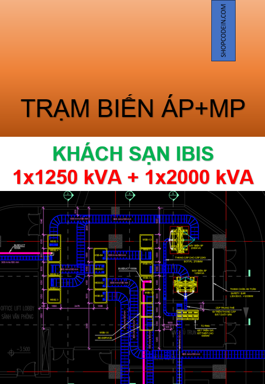 Trạm biến áp Khách Sạn Ibis Sài Gòn | 1250 kVA+ 2000 kVA