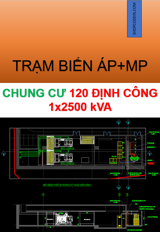 Trạm biến áp Chung cư 120 Định Công | 2500 kVA