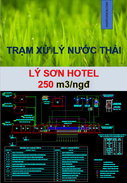 Trạm Xử Lý Nước Thải KS Lý Sơn 250 m3/ngđ